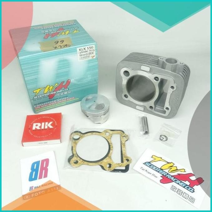 BLOK KLX 66 MM TWH BORE UP KAWASAKI BLOCK CYLINDER PISTON KLX150 KIT 0