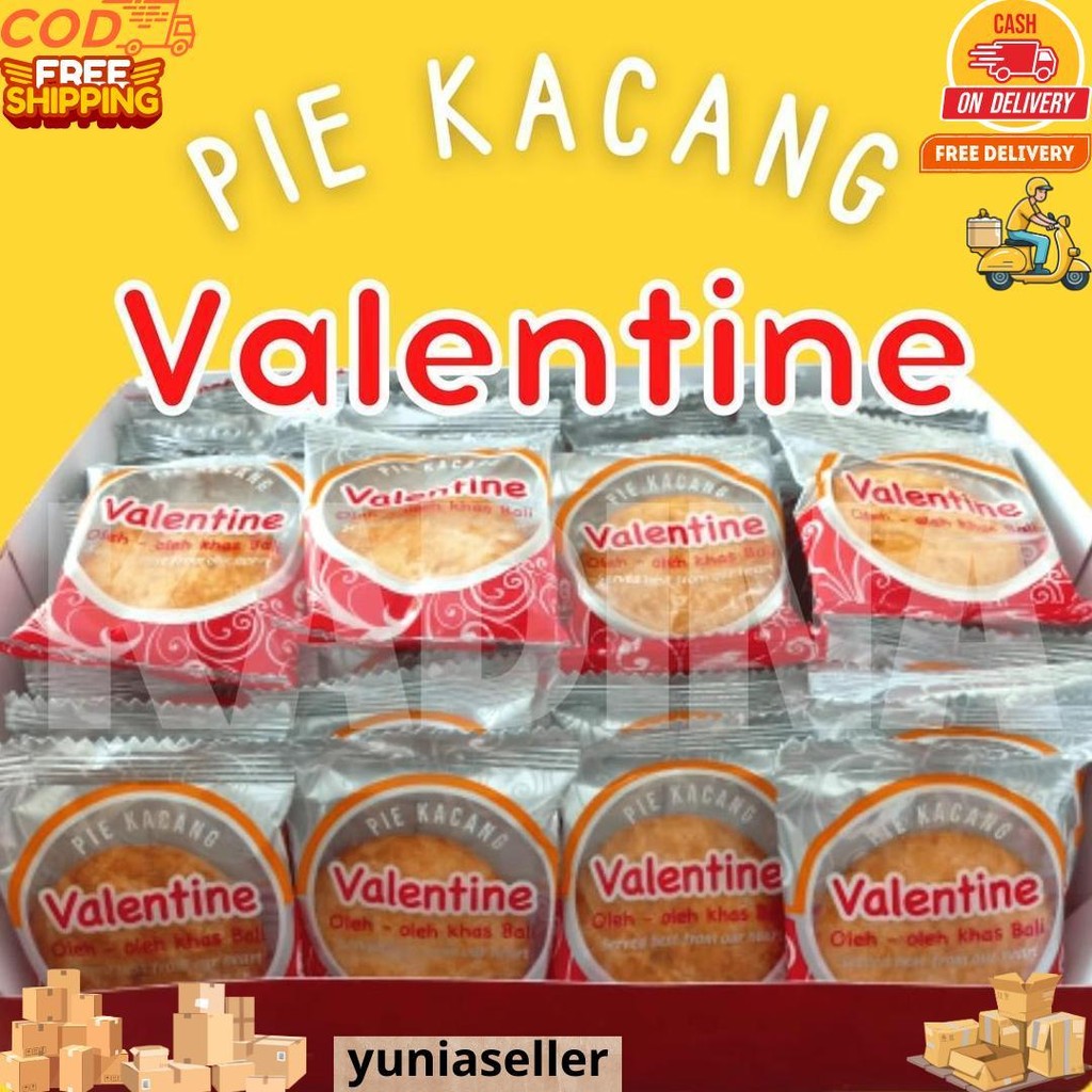 

Pie Kacang Valentine Bali | Free Box Isi 50 Pcs | Pai Kacang Bali | Oleh-Oleh Khas Bali Grosir Ecer D Termurah