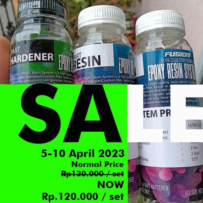 

Promo EPOXY EPOXI RESIN FUSION BENING 750 GRAM COD