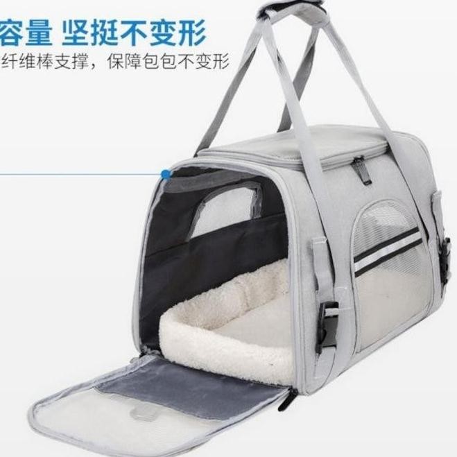 Pet Carrier Tas Hewan Tas Traveling Hewan Import Tas Travel Anjing