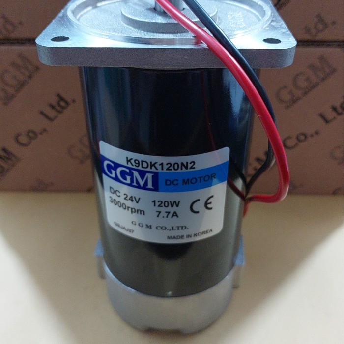 PRY88 MOTOR DC GGM K9DK120N2 24 VOLT / MOTOR GGM K 9DK 120N2 24 VOLT / MOTOR DC
