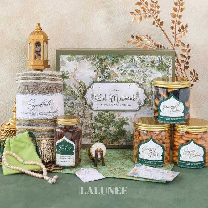 

Hampers Ramadan Idul Fitri Kue Kering Kurma Sajadah Lalunee Premium Zunik_Zunya