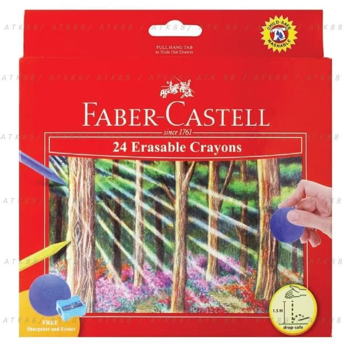 

Sale Erasable Crayon 24 Warna Faber Castell ( Crayon Bisa Dihapus )