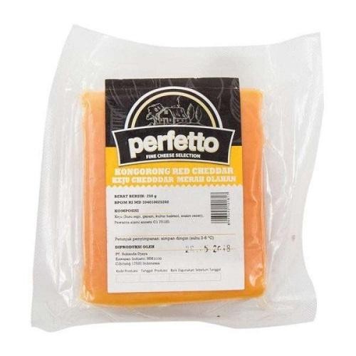 

Perfetto Red/Orange Cheddar 250Gr