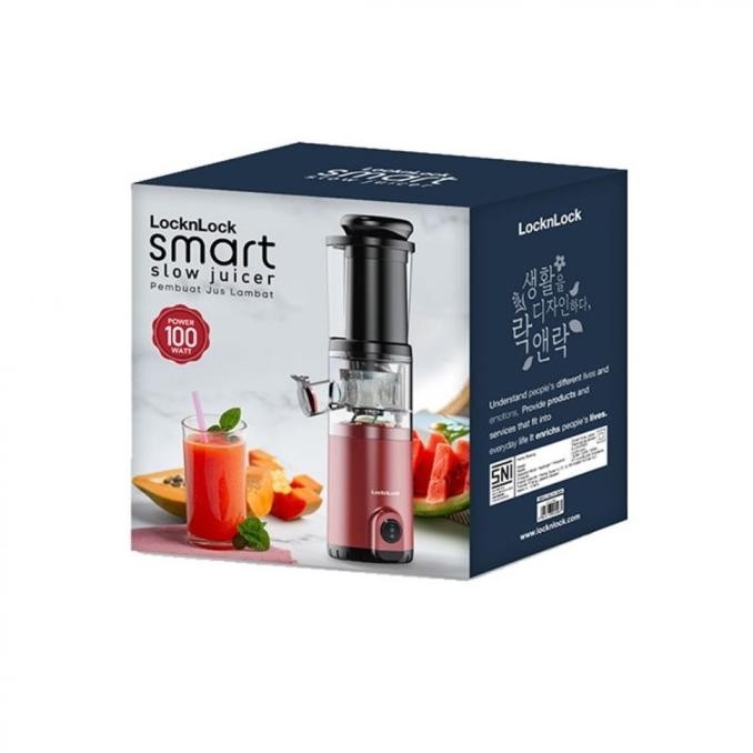 Locknlock Smart Slow Juicer 100Watt Ejj143Red Salshak
