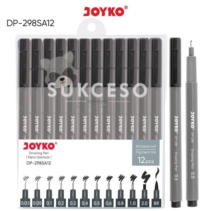 

Sale Joyko Dp-298Sa-12 Drawing Pen Pena Gambar Set 12 Pcs /Unik Berkualitas