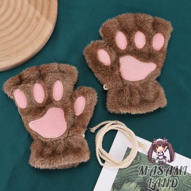 VIRAL Sarung Tangan Cosplay Kucing / Cat Paw Gloves / Sarung Tangan Cakar Kucing ss-64