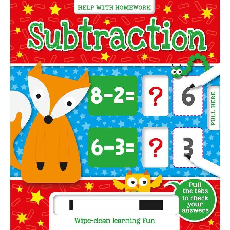 

WMO BW5679 Buku berhitung pengurangan anak Subtraction Help With HM