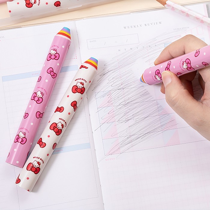 

Tokkado Hello Kitty Stick Eraser Penghapus Pensil Batang Sanrio Lucu