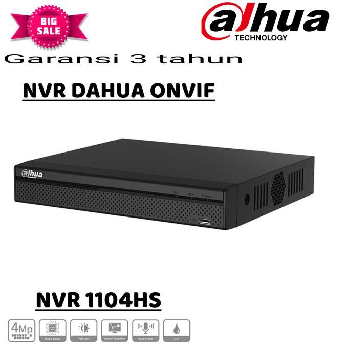 Grosir Nvr Dahua 4 Chanel Onvif Dahua H265