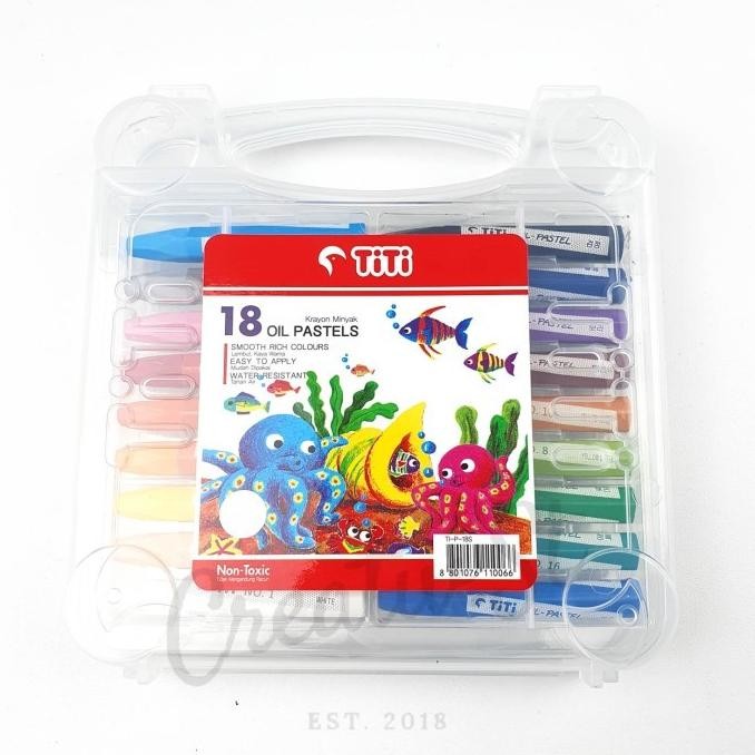 

Sale Titi Crayon Oil Pastel 18 Warna Case