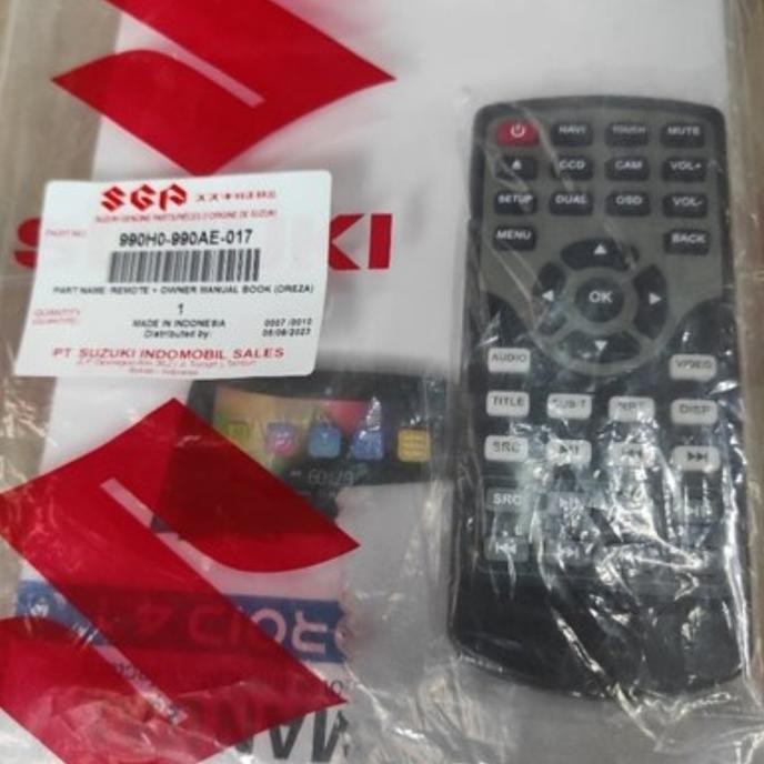 Remote head unit ertiga dreza asli SGP no1