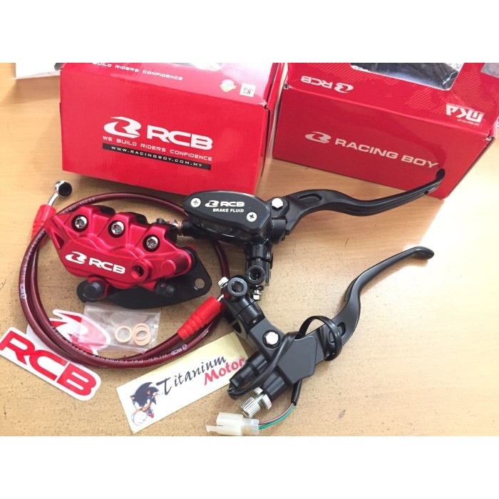 TERMURAH Paketan Master Rem Rcb 1set Kaliper Rcb Selang Rem Rcb Semua Motor