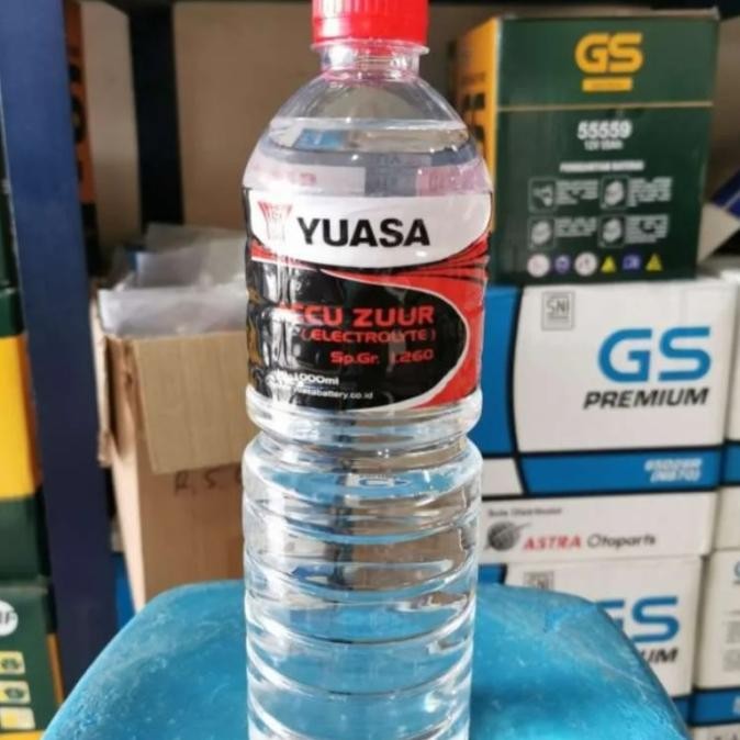 ```````] Air aki Accu Zuur 1 Liter