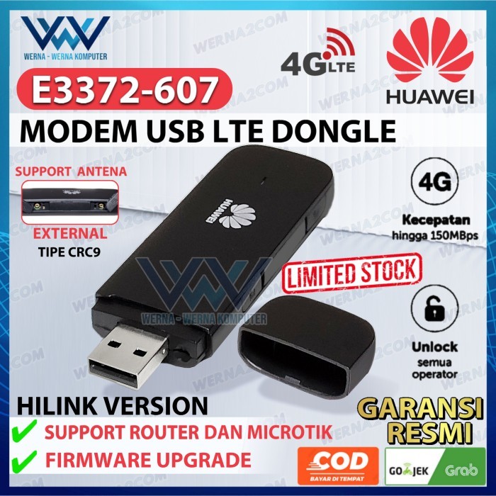 USB Modem Huawei E3372 4G LTE 150Mbps