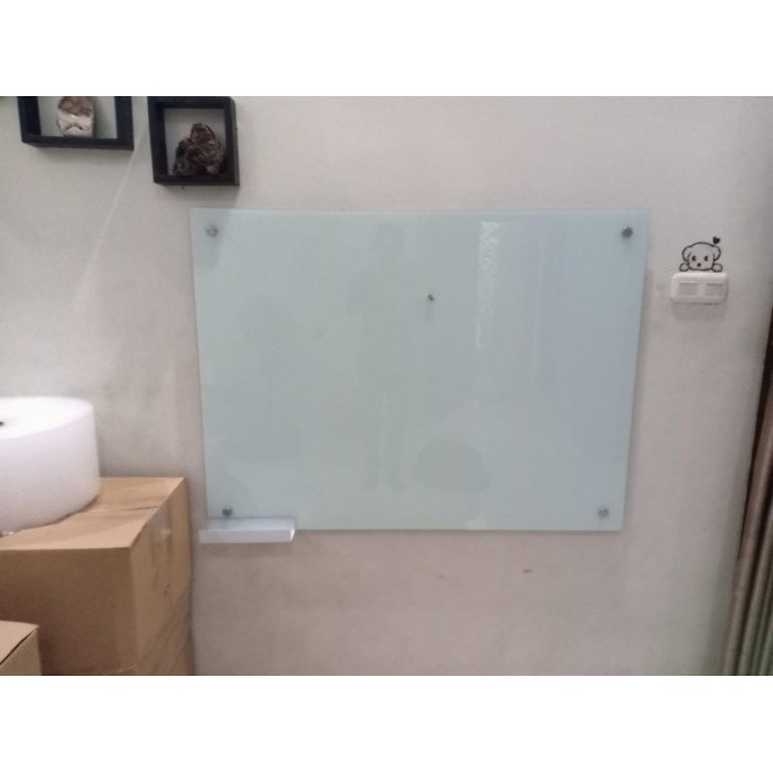 

Whiteboard kaca magnet 120x60 cm glasboard 60x120 cm