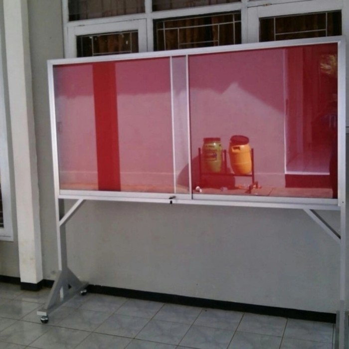 

papan mading kaca soft board warna 100x 200cm