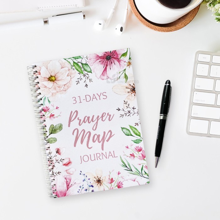 

Terlaris 31-Days Prayer Map Journal SALE