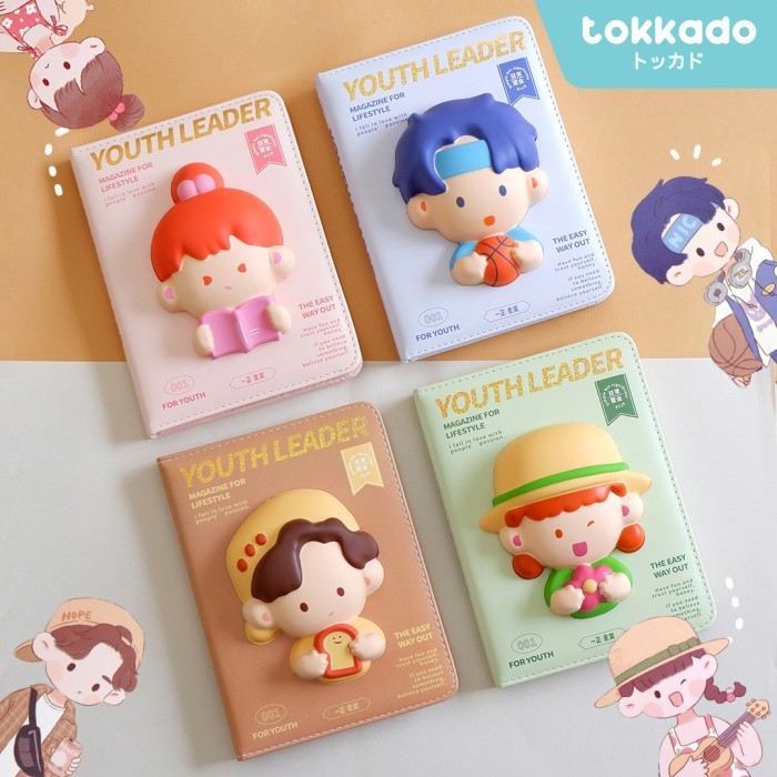 

Terlaris TOKKADO Youth Leader Squishy Notebook Agenda Buku Catatan Anak Lucu SALE