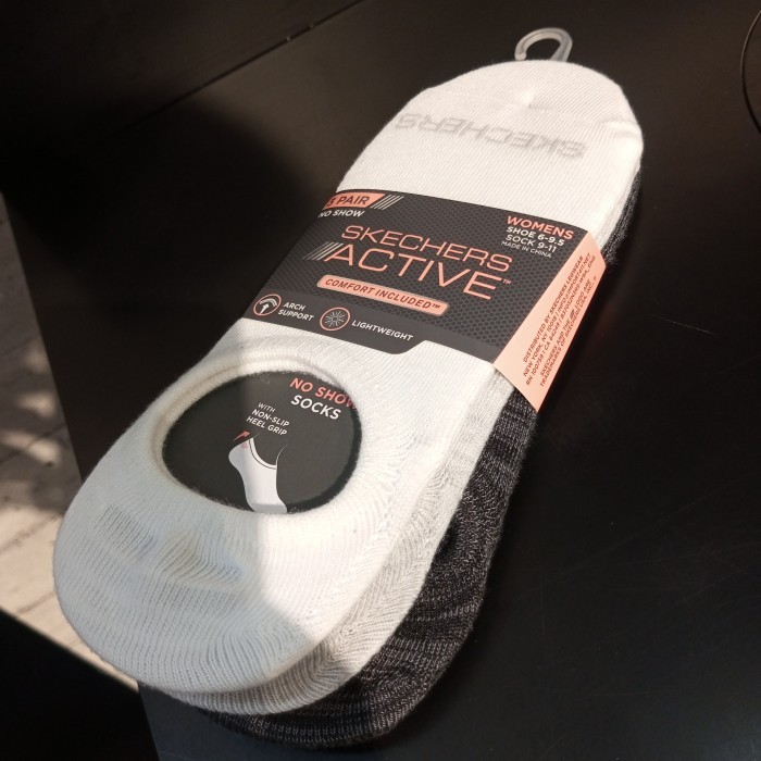 Skechers Women 3Pk Non Terry No Show Liner Women'S Socks - Multicolor