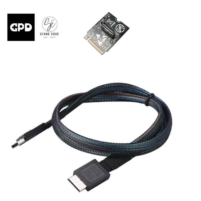 NEW GPD Original Oculink Cable SFF 8611 M2 Card GPD G1 Thunderbolt 4 USB C