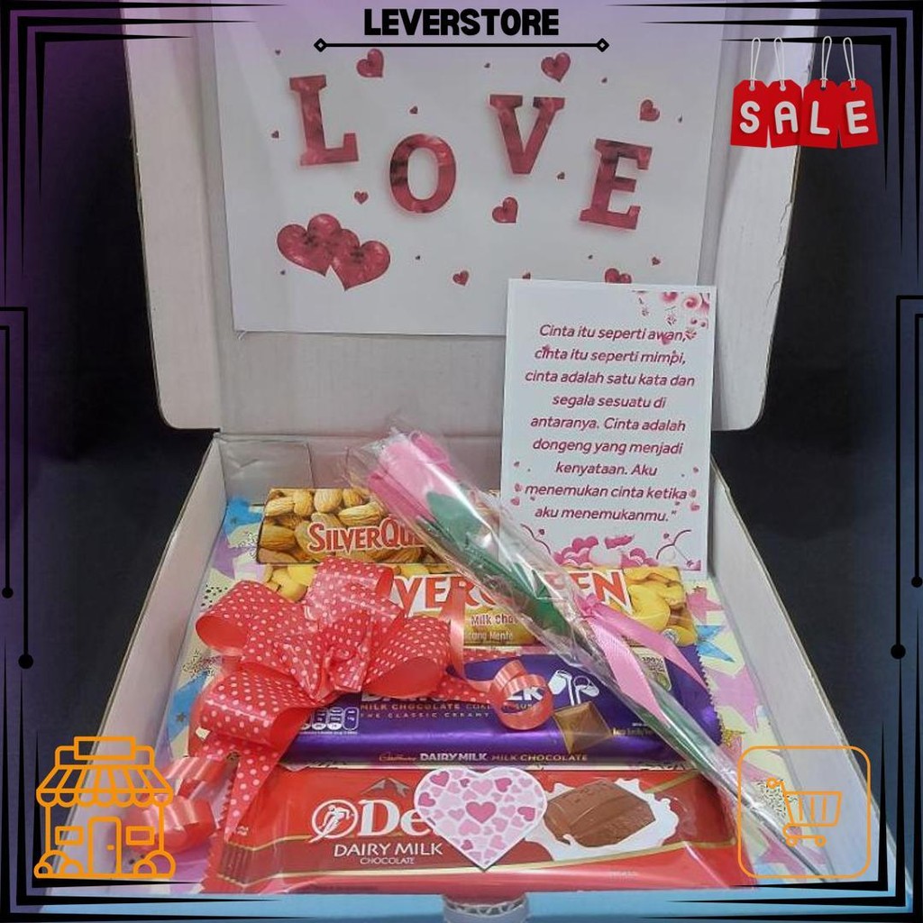 

Hampers Snack Kado Bingkisan Hadiah Parcel Coklat Valentine 1-6 D Sale