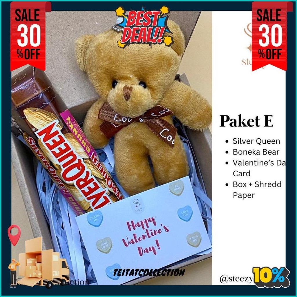 

Paket Silverqueen Bear Edisi Valentine / Coklat Silverqueen Beruang Valentines Day / Hadiah Hari Guru Terlaris