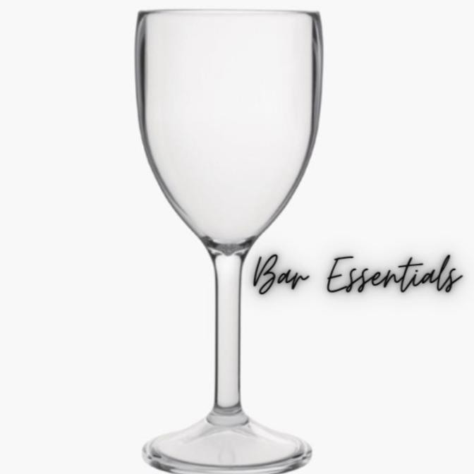 ] Gelas Wine Akrilik, Gelas Wine Polycarbonate, Gelas Plastik Wine 300ml