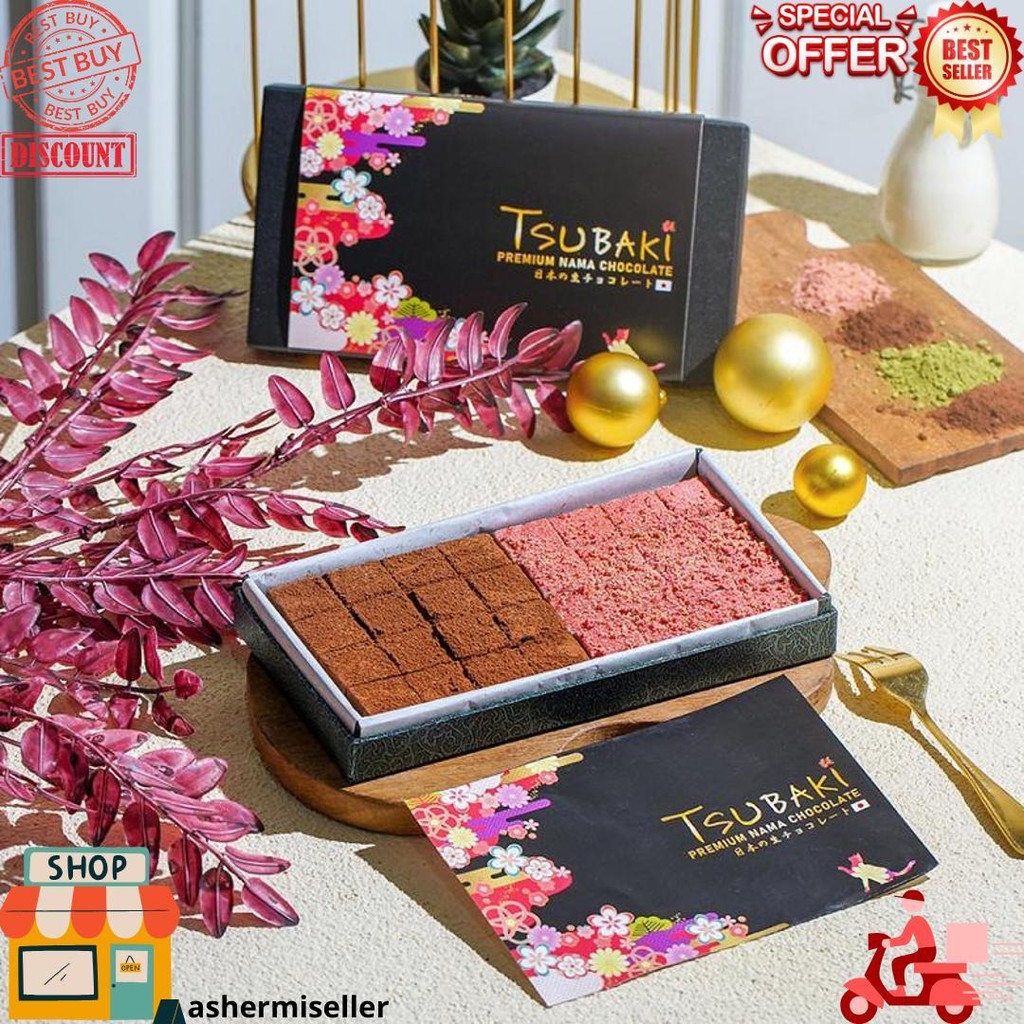 

Hampers Japanese Chocolate Gift Box / Tsubaki Nama Chocolate D Terlaris