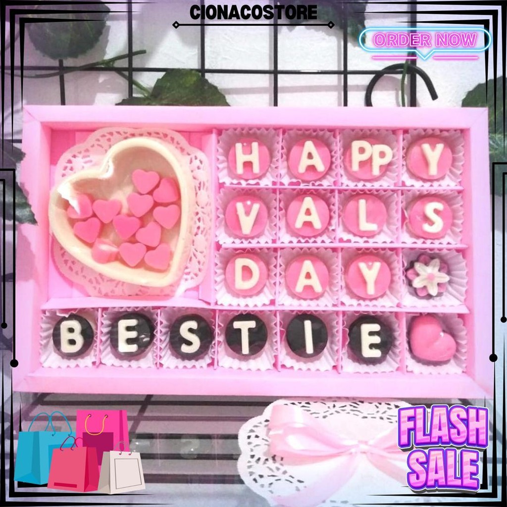 

Custom Coklat Box Kado Valentine - Coklat Valentine - Cokelat Custom Valentine Box - Coklat Custom Kado D Cod