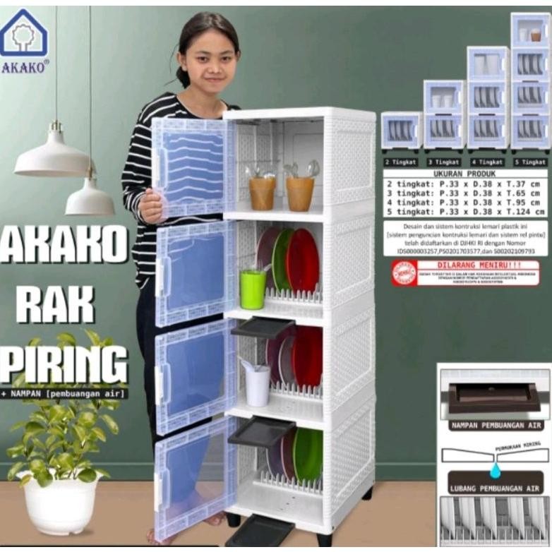 Lemari Rak Piring Item