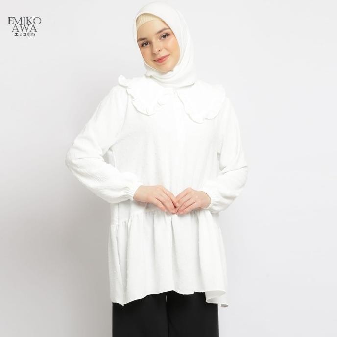 Grosir Blouse Wanita Rachel Emikoawa Uragiri Korean Blouse Busui Crinkle