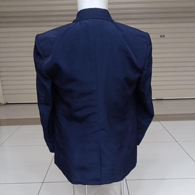 Murah Jas Biru Dongker Pria Lengan Panjang