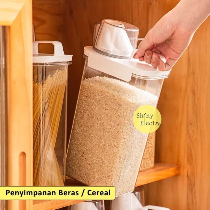 Tempat Penyimpanan Cereal / Beras / Kacang / Tepung / Bubuk Premium