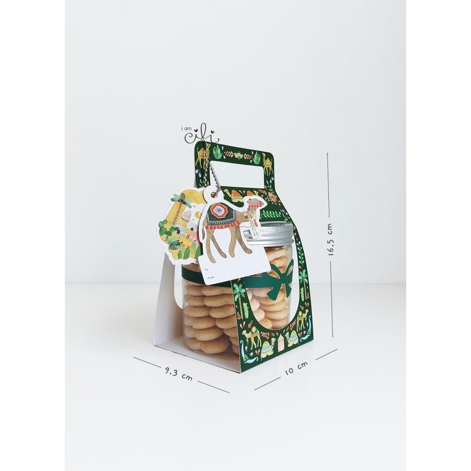 

(BOX JAR 600 ml LEBARAN ) kotak kue kering toples tabung 600ml (isi10)