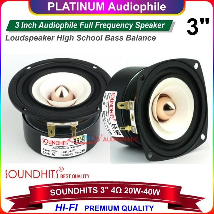 Speaker Full range 3 Inch Premium Fullrange Speaker Import