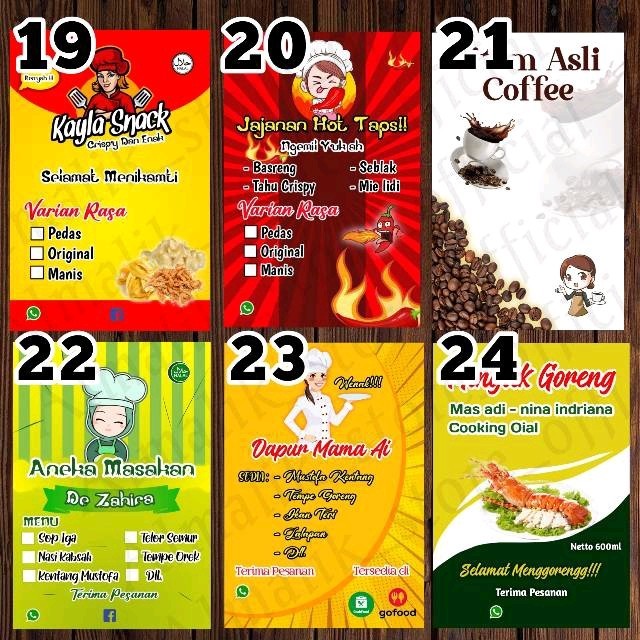Catak Stiker Label Kemasan Makanan Minuman Kosmetik Gratis Design