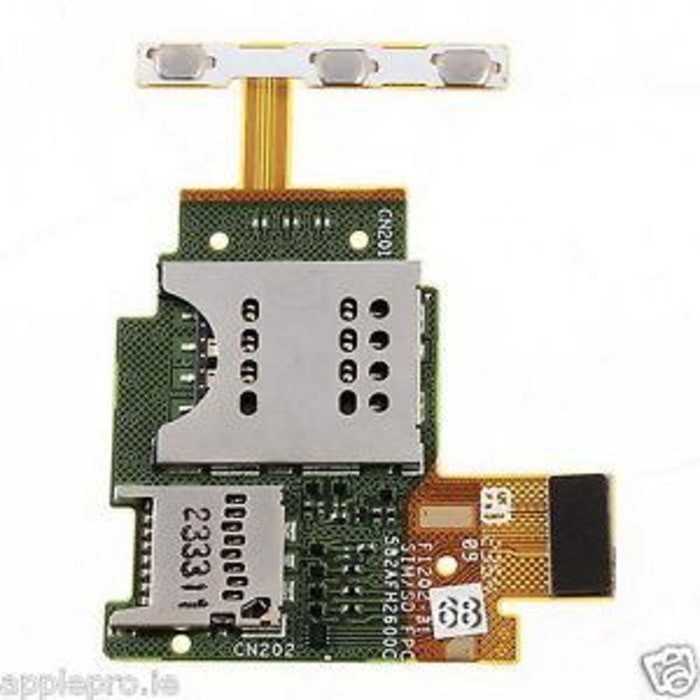 CONNECTOR KONEKTOR SIMCARD + MMC SONY XPERIA ST26 ST26I ORIGINAL