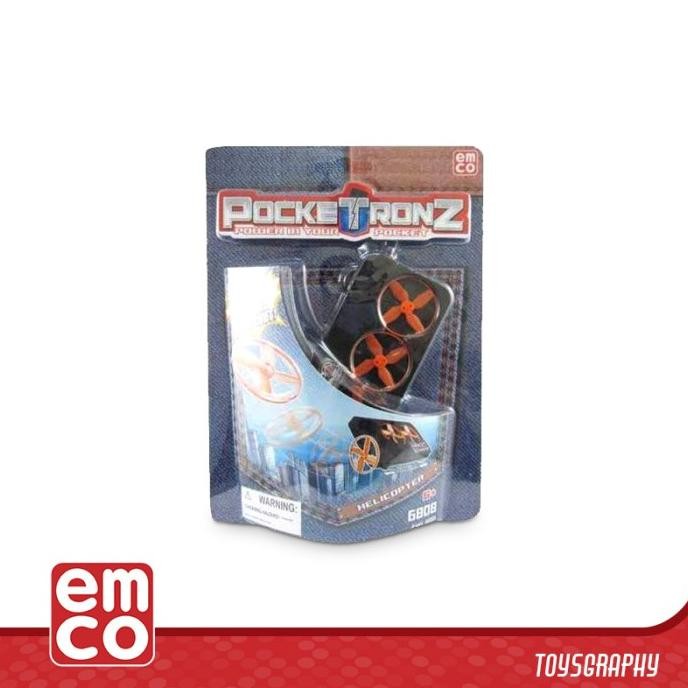 Promo Emco Pocketronz - Helicopter Mainan Kantong Helikopter Baling Terbang