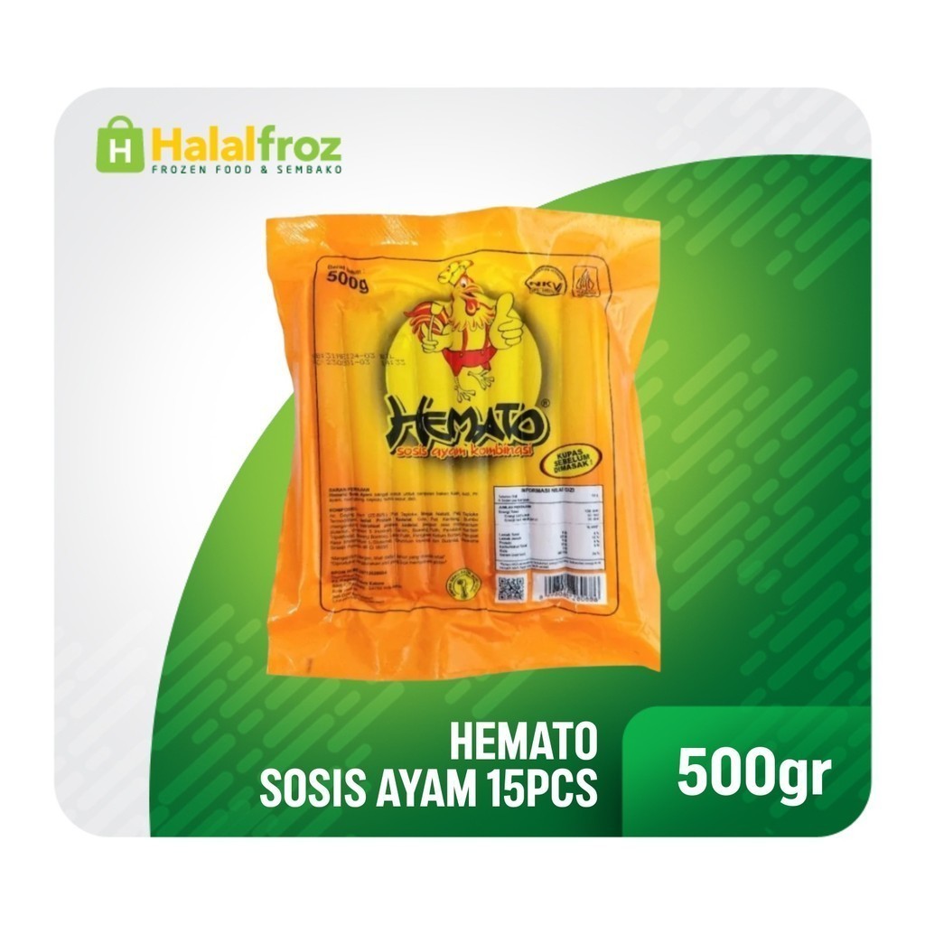 

Sosis Ayam Hemato 500 gram MurahGosend Ready, Paling murah, Terlaris