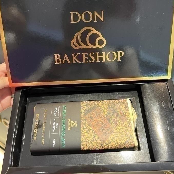 

Ready Stock Don Bakeshop Dubai Chocolate DS10