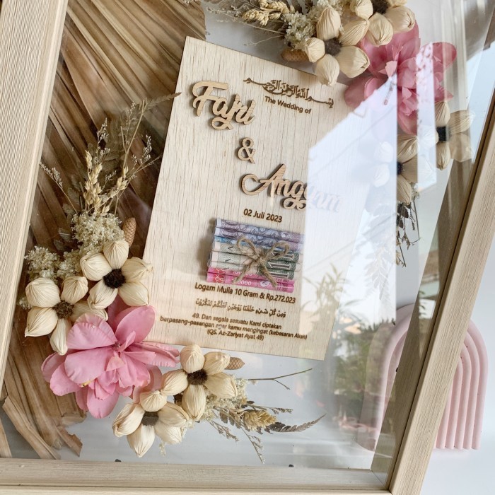 Mahar Pernikahan Rustic Mahar Nikah Transparan