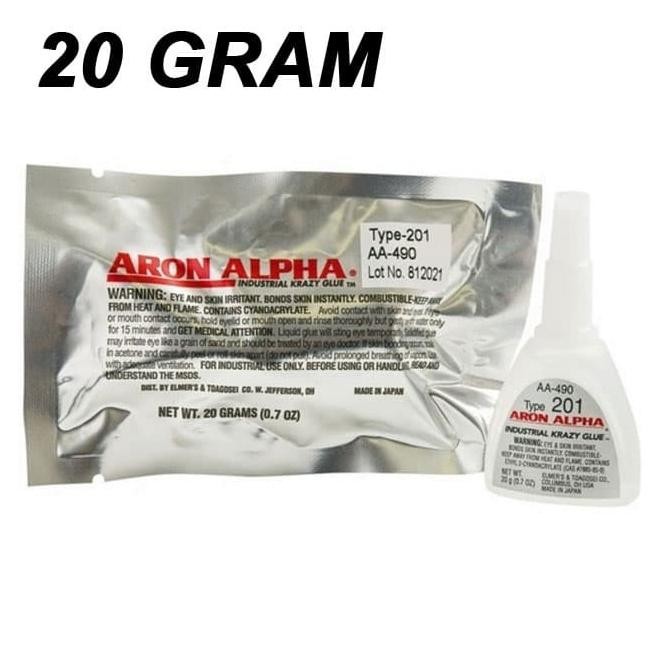 

Aron Alpha Instant Glue Grade 201 (Original) 20 Gram