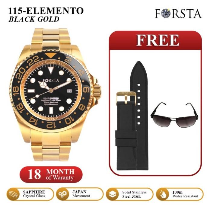 Murah Forsta Elemento 115 Jam Tangan Kesehatan Forsta Elemento Blue Gold
