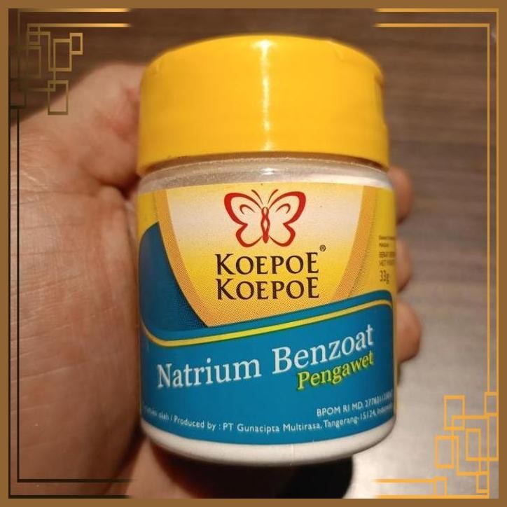 

[LKJ] NATRIUM BENZOAT 33GR(PENGAWET) KOEPOE KOEPOE