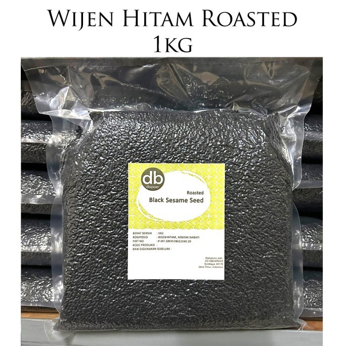 

Black Sesame Seed Wijen Hitam 1kg
