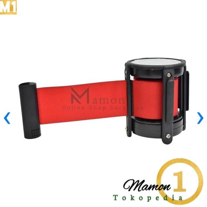 

BEBAS ONGKIR - Kepala Tiang Antrian 3 Mtr Biru/merah Handrail KRISBOW