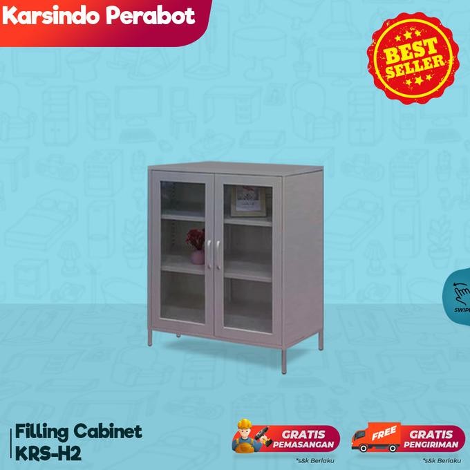 

Lemari Arsip/Filling Cabinet/Lemari kantor Besi KRS H2