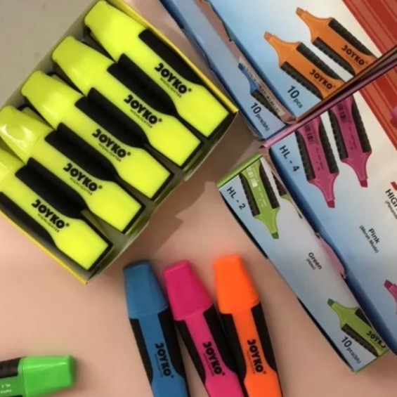 

Stabilo Joyko Highlighter Original - 1 Box Isi 10 Pcs