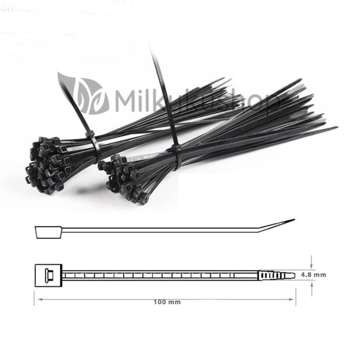 

Cable Ties Nylon Freed 4.8 X 100 Mm Kabel Tis